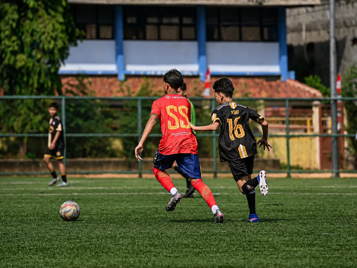 David Khen football match action