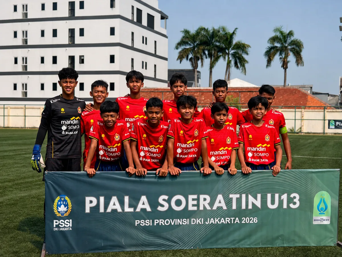 ASIOP team documentation at Piala Soeratin U13 DKI Jakarta 2026